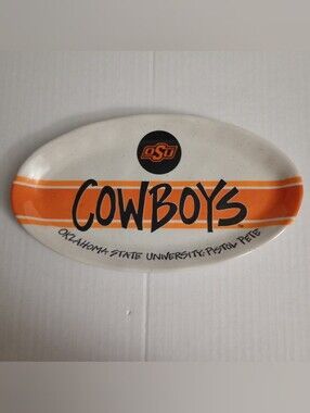 Magnolia Lane Oklahoma State University OSU Cowboys Oval Plate Pistol Pete